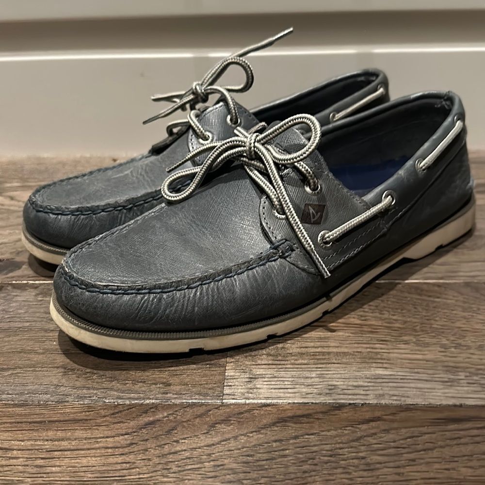 Men’s Blue Sperry Topsider Boat Shoes